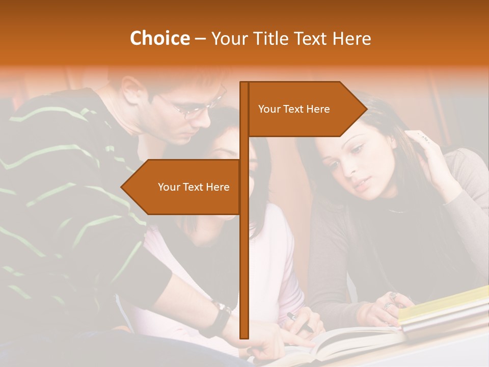 Pink Ribbon And Female Figures On White Background PowerPoint Template