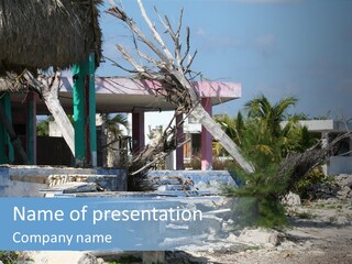 Hurricane Damage PowerPoint Template