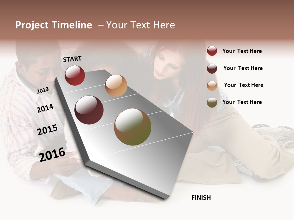 Family Of Three Reading Child's Bible Together. Caucasian Mother And African American Father With Daughter. PowerPoint Template