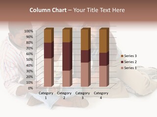 Family Of Three Reading Child's Bible Together. Caucasian Mother And African American Father With Daughter. PowerPoint Template