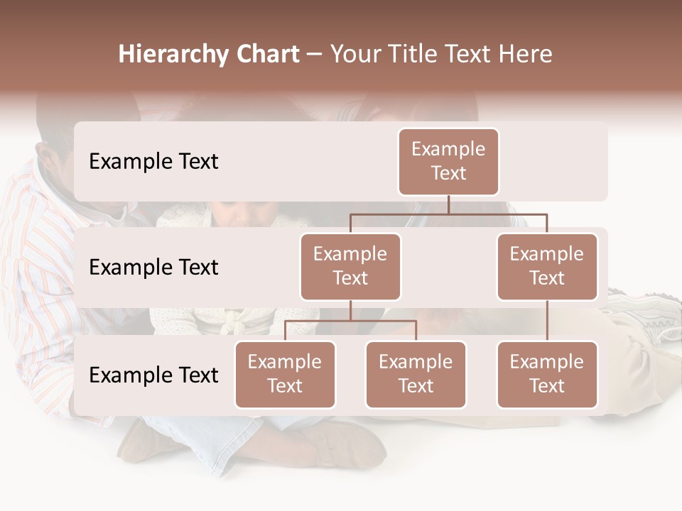 Family Of Three Reading Child's Bible Together. Caucasian Mother And African American Father With Daughter. PowerPoint Template