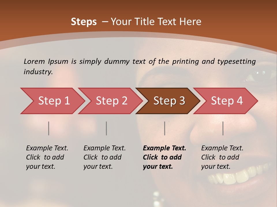 Interracial Family Sitting Together At Home PowerPoint Template