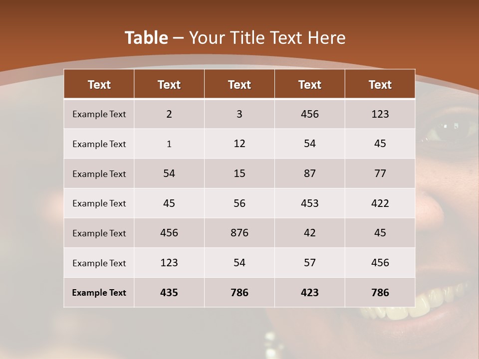 Interracial Family Sitting Together At Home PowerPoint Template