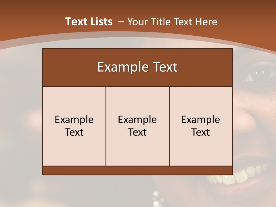 Interracial Family Sitting Together At Home PowerPoint Template