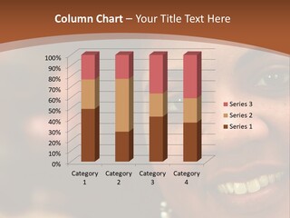 Interracial Family Sitting Together At Home PowerPoint Template