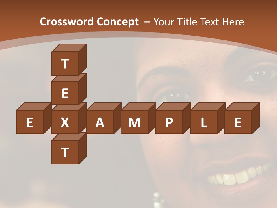 Interracial Family Sitting Together At Home PowerPoint Template