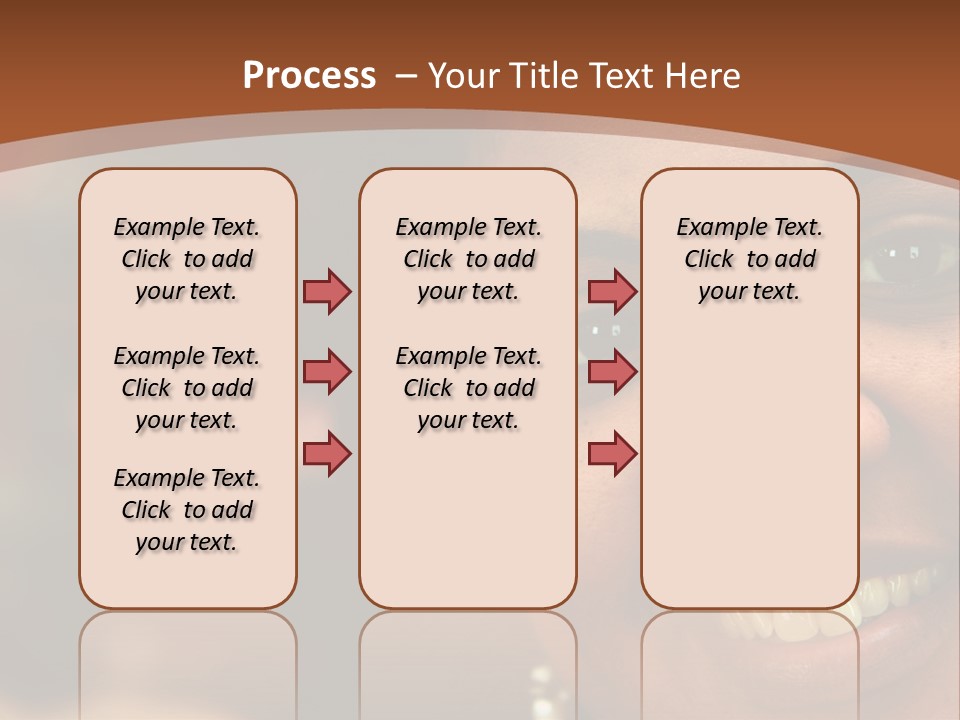 Interracial Family Sitting Together At Home PowerPoint Template