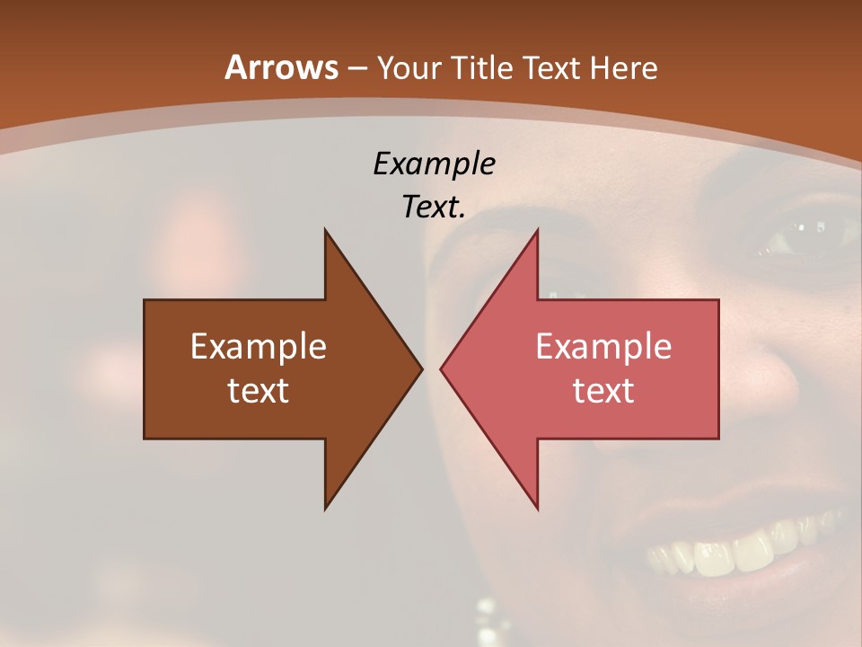Interracial Family Sitting Together At Home PowerPoint Template