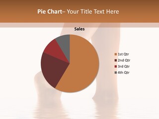 Pretty Legs In Water PowerPoint Template