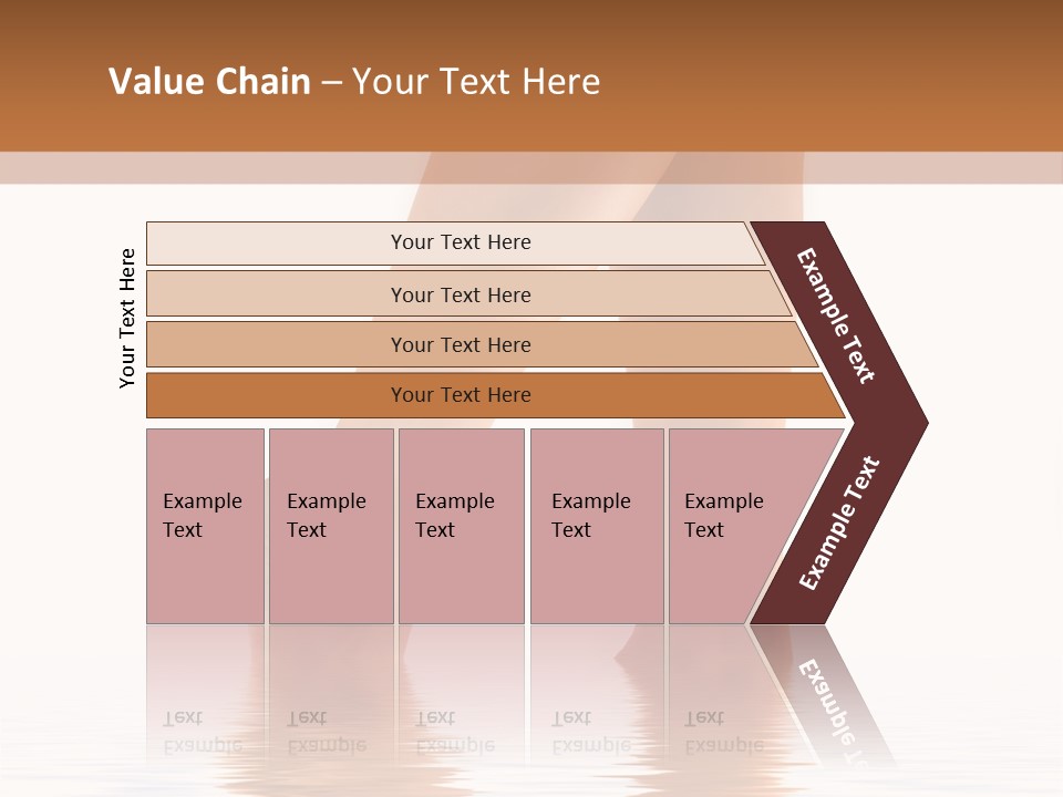 Pretty Legs In Water PowerPoint Template