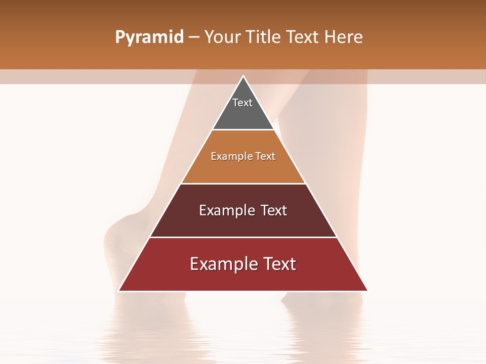 Pretty Legs In Water PowerPoint Template