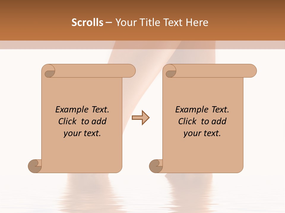 Pretty Legs In Water PowerPoint Template