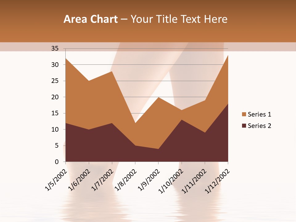 Pretty Legs In Water PowerPoint Template