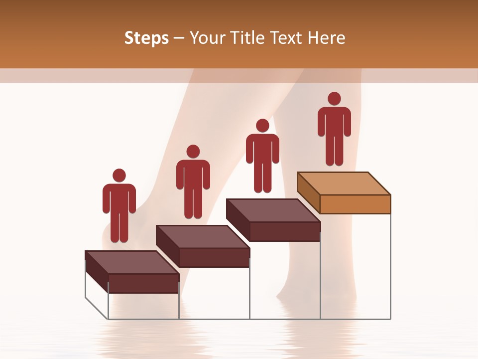 Pretty Legs In Water PowerPoint Template