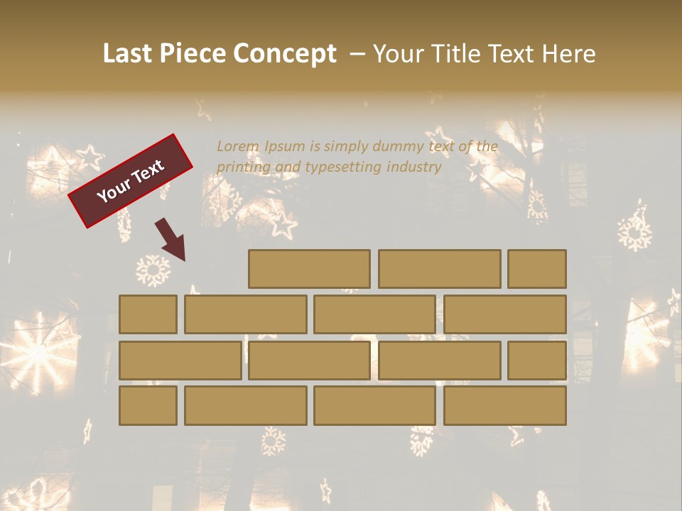 Christmas Decor In Vienna PowerPoint Template