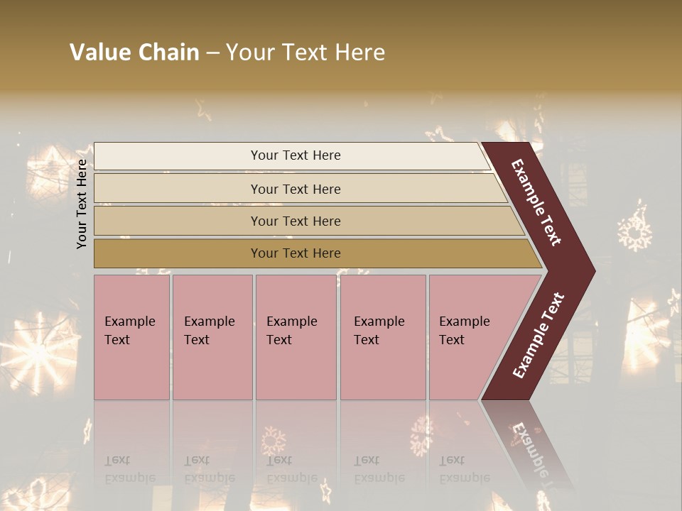 Christmas Decor In Vienna PowerPoint Template