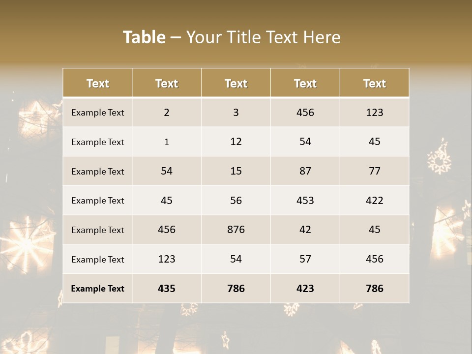 Christmas Decor In Vienna PowerPoint Template