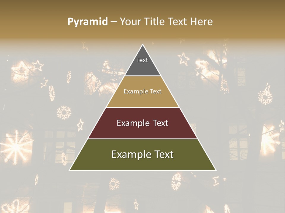 Christmas Decor In Vienna PowerPoint Template