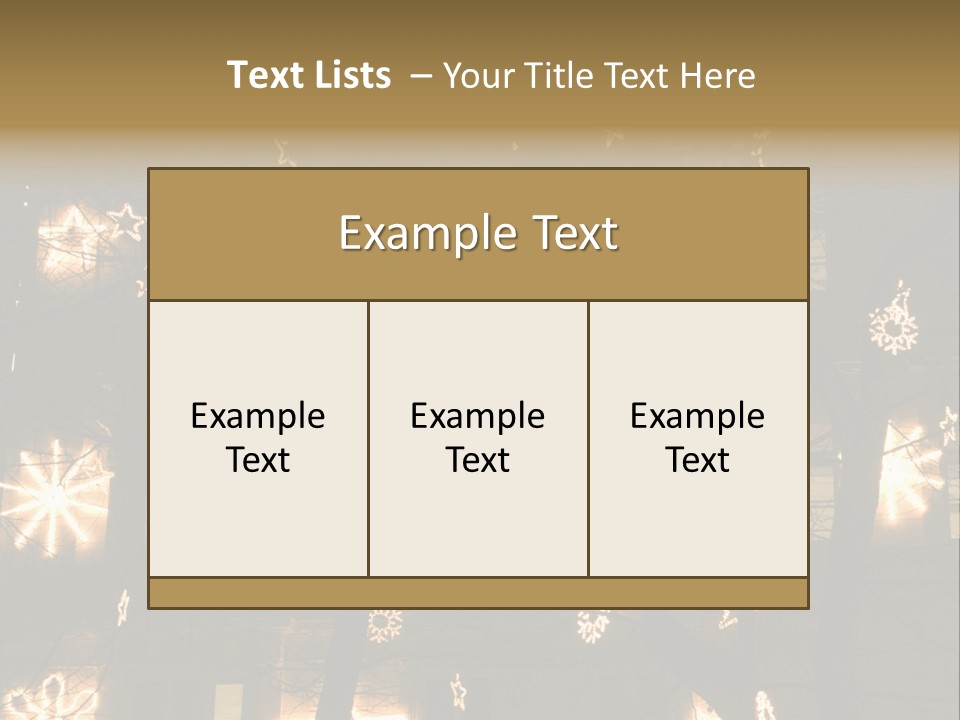 Christmas Decor In Vienna PowerPoint Template