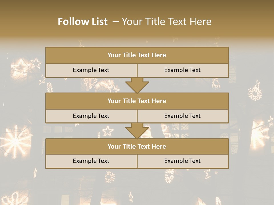 Christmas Decor In Vienna PowerPoint Template