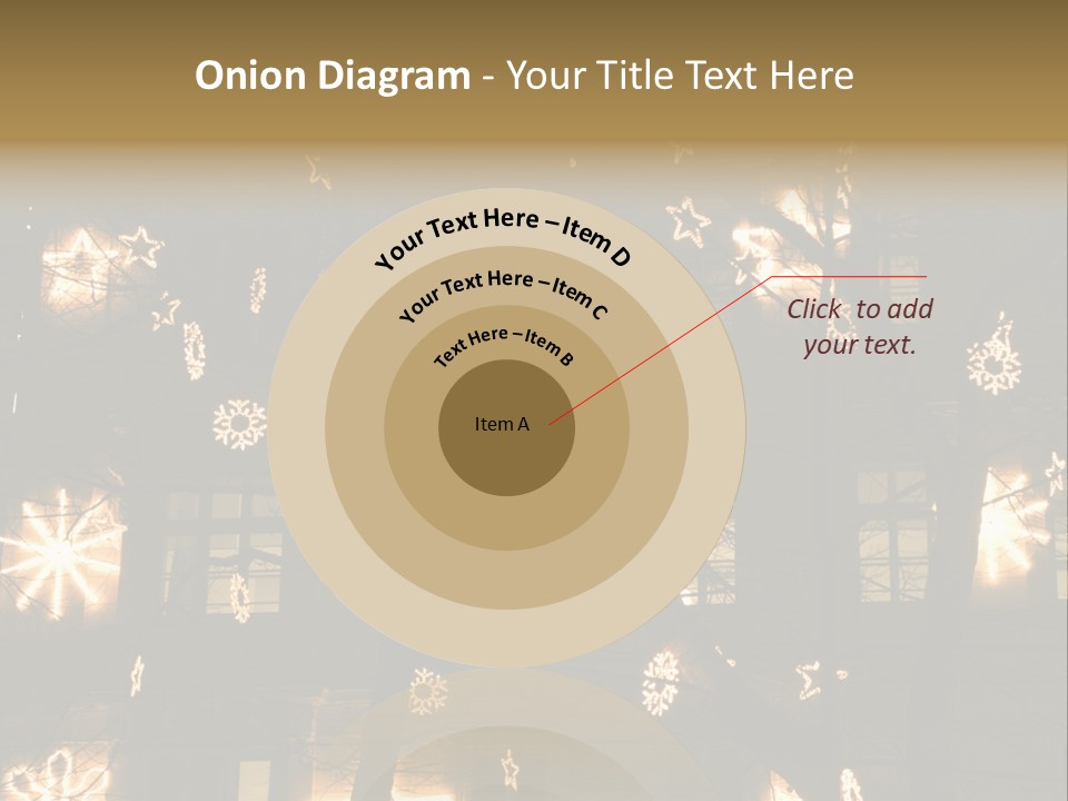 Christmas Decor In Vienna PowerPoint Template