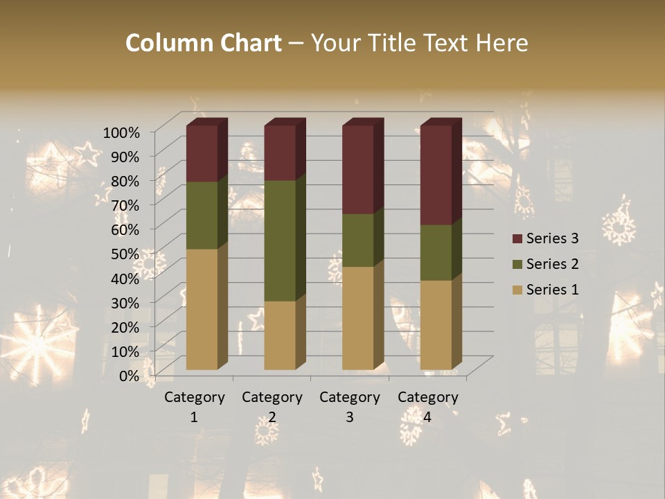 Christmas Decor In Vienna PowerPoint Template