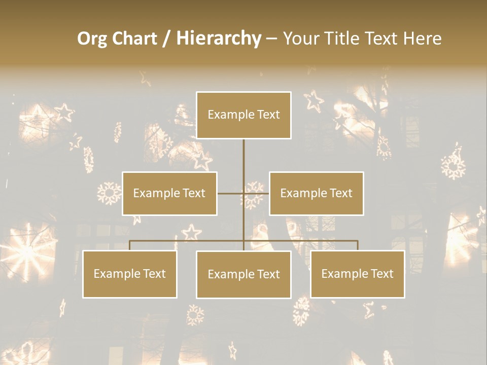 Christmas Decor In Vienna PowerPoint Template