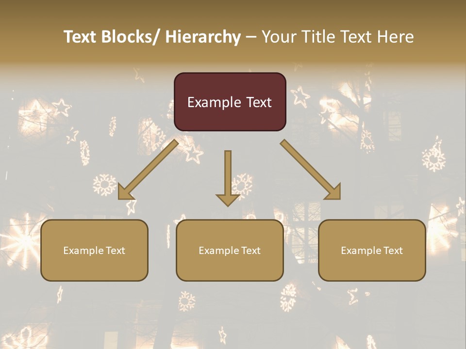 Christmas Decor In Vienna PowerPoint Template