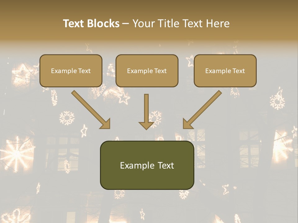 Christmas Decor In Vienna PowerPoint Template