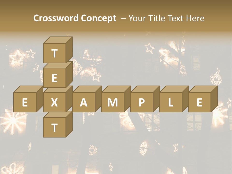 Christmas Decor In Vienna PowerPoint Template