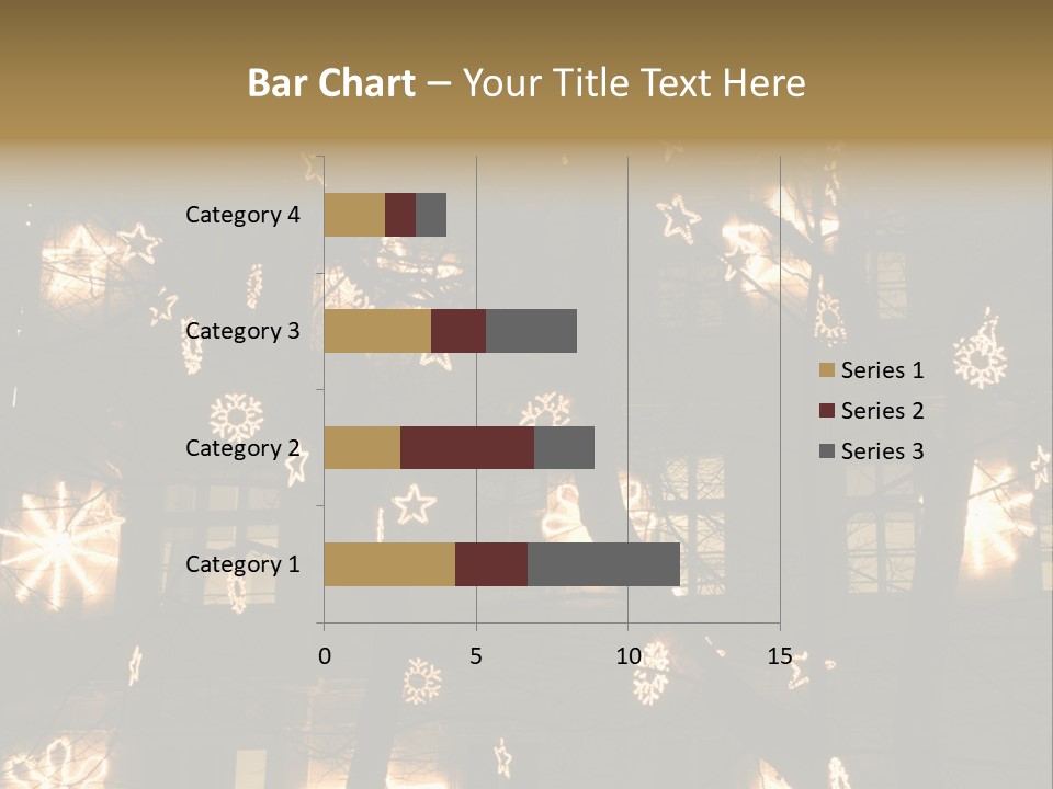 Christmas Decor In Vienna PowerPoint Template
