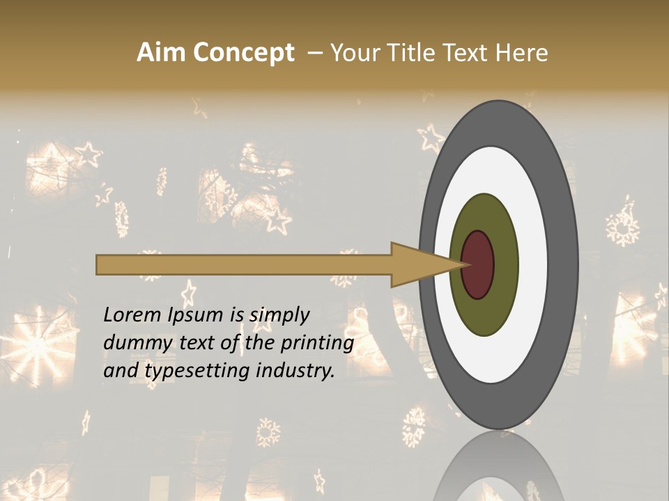 Christmas Decor In Vienna PowerPoint Template