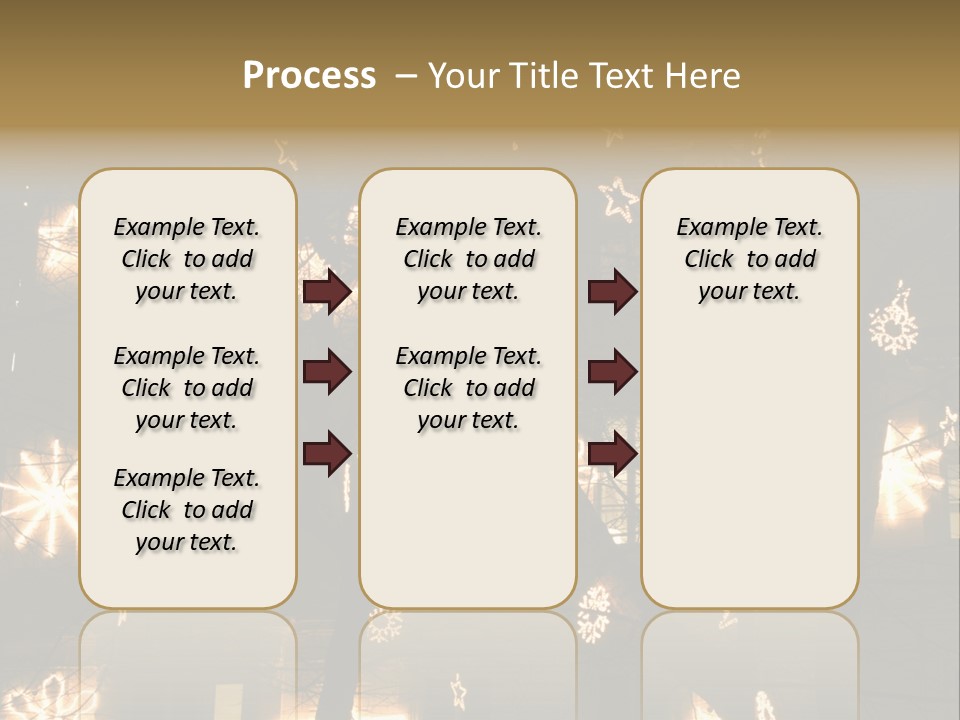 Christmas Decor In Vienna PowerPoint Template