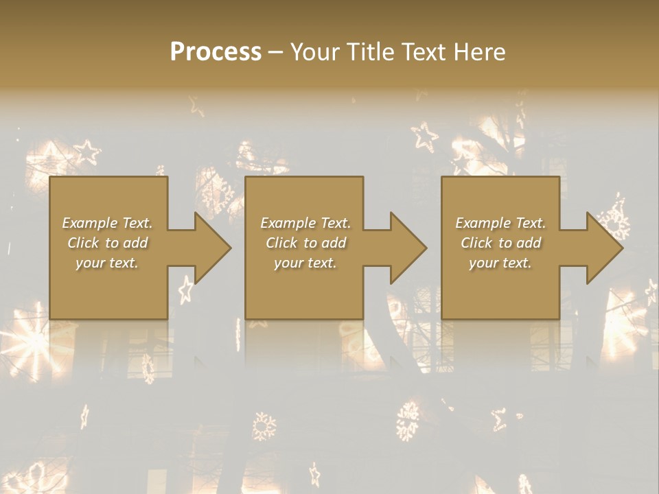 Christmas Decor In Vienna PowerPoint Template