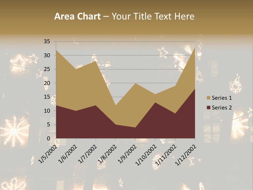Christmas Decor In Vienna PowerPoint Template