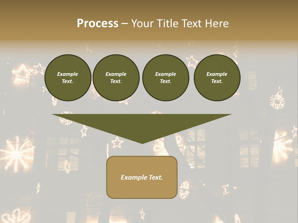 Christmas Decor In Vienna PowerPoint Template