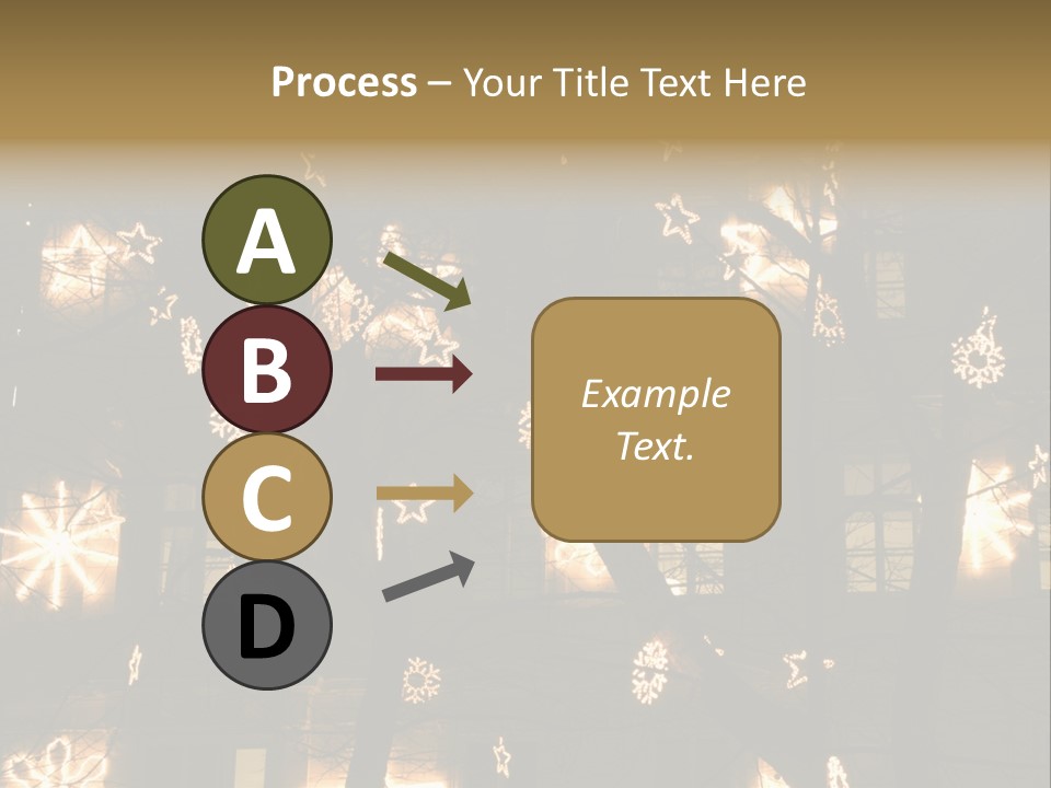 Christmas Decor In Vienna PowerPoint Template