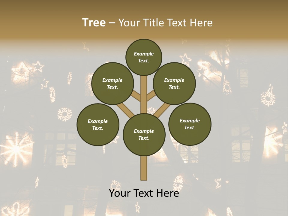 Christmas Decor In Vienna PowerPoint Template