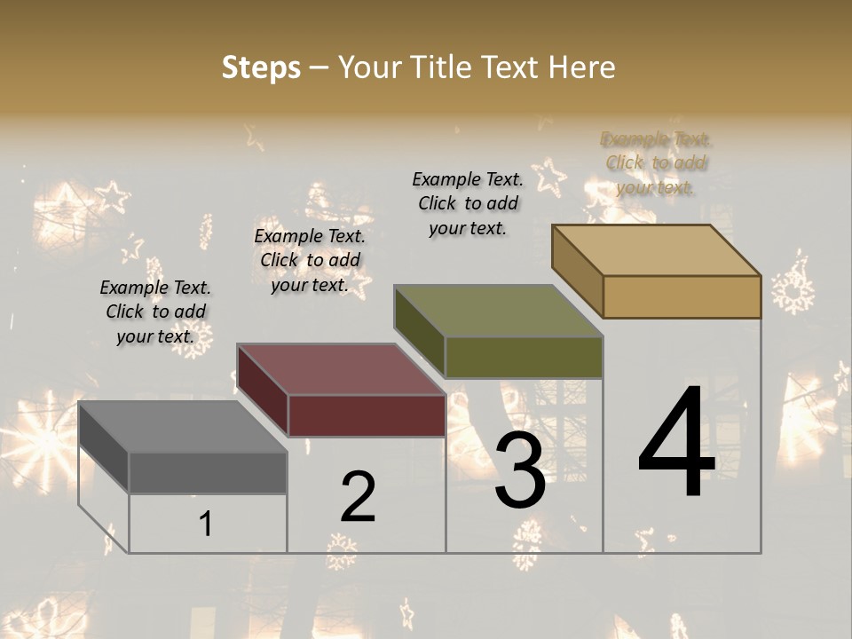 Christmas Decor In Vienna PowerPoint Template