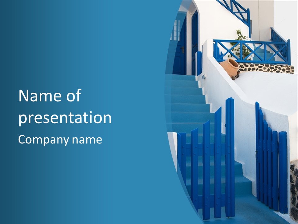 Greek Home PowerPoint Template