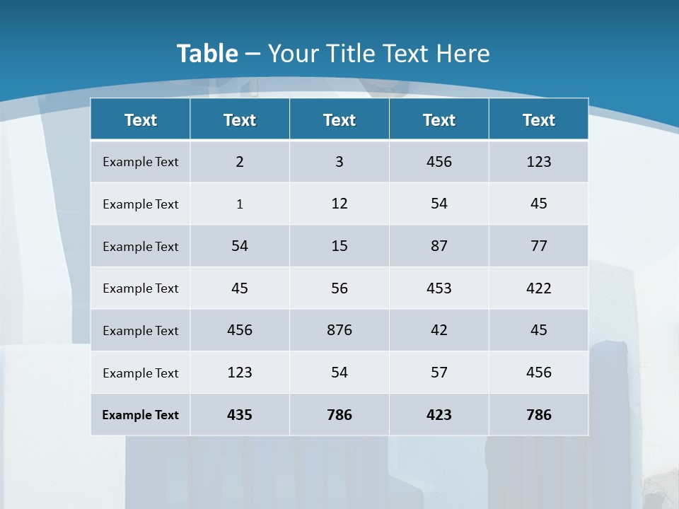 Greek Home PowerPoint Template