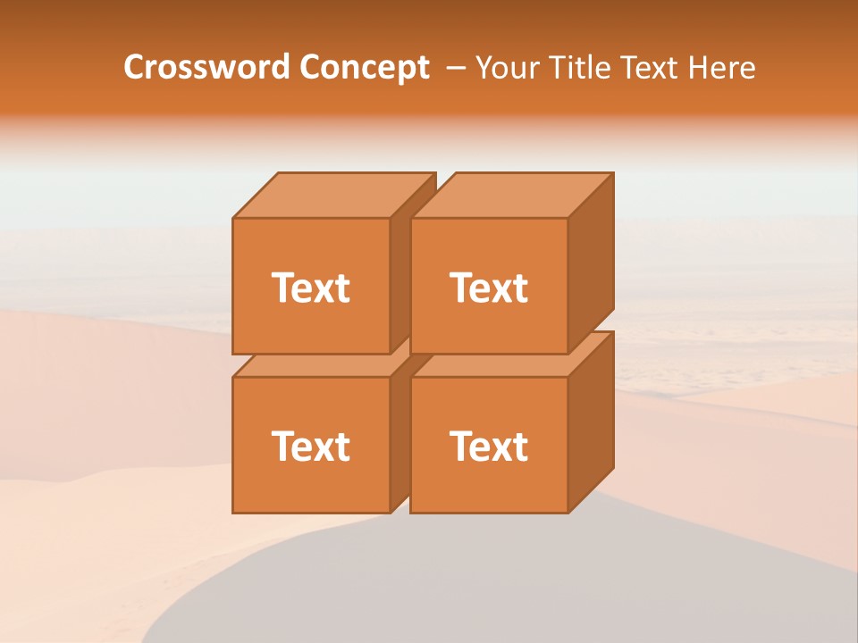 A Man Walking Across A Desert With A Sky Background PowerPoint Template