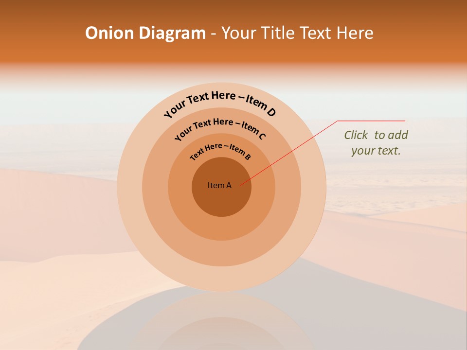 A Man Walking Across A Desert With A Sky Background PowerPoint Template