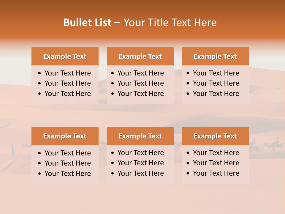 Sahara Desert PowerPoint Template
