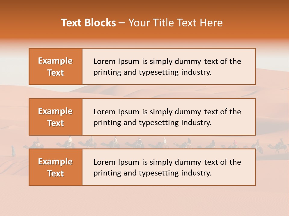 Sahara Desert PowerPoint Template