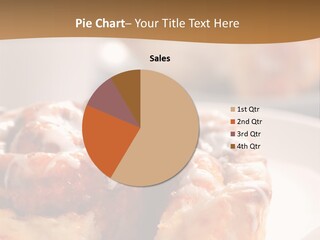 Fresh Baked Cinnamon Buns With A Cup Of Coffee PowerPoint Template