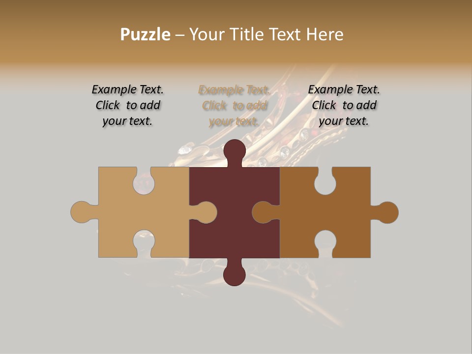 Photo Of Gold Shoe PowerPoint Template