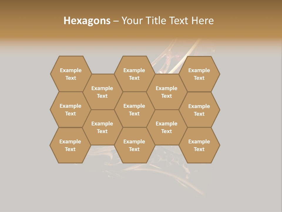 Photo Of Gold Shoe PowerPoint Template