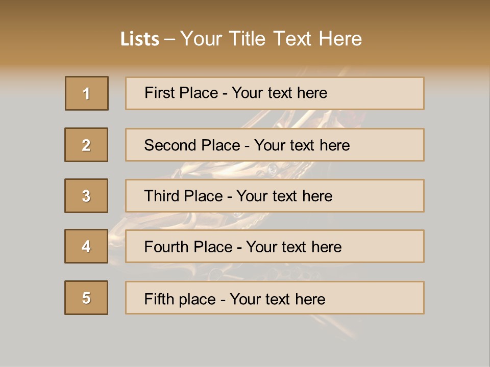 Photo Of Gold Shoe PowerPoint Template