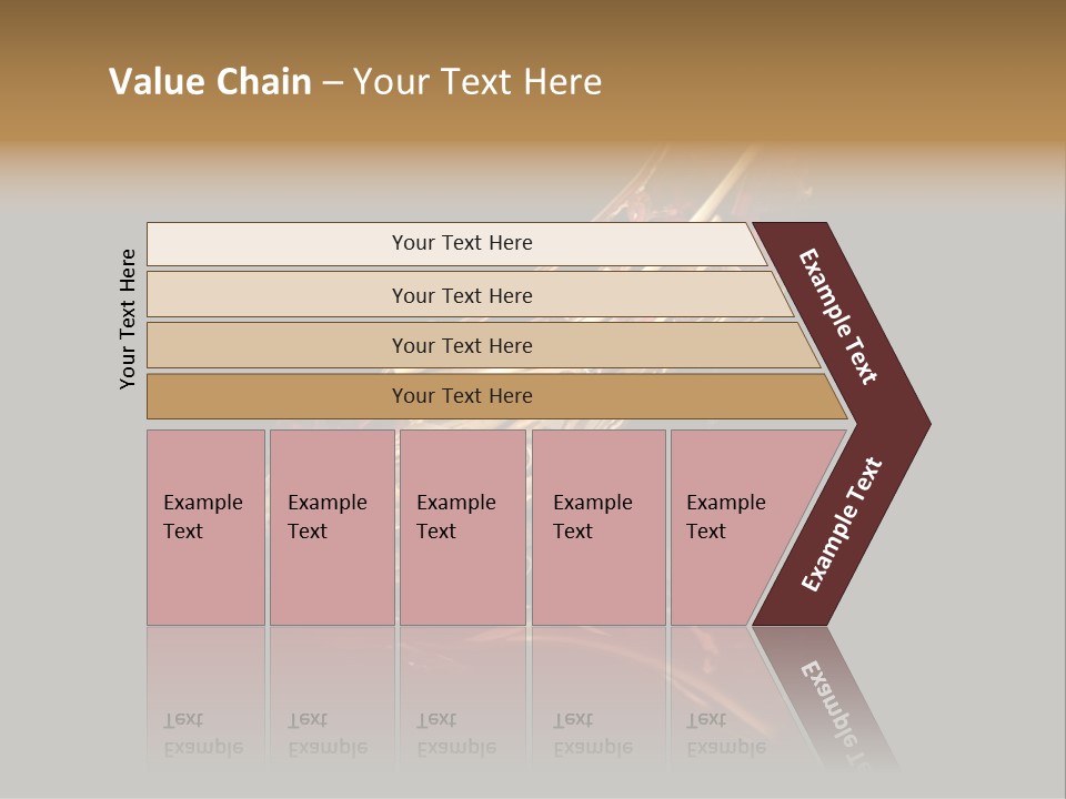 Photo Of Gold Shoe PowerPoint Template